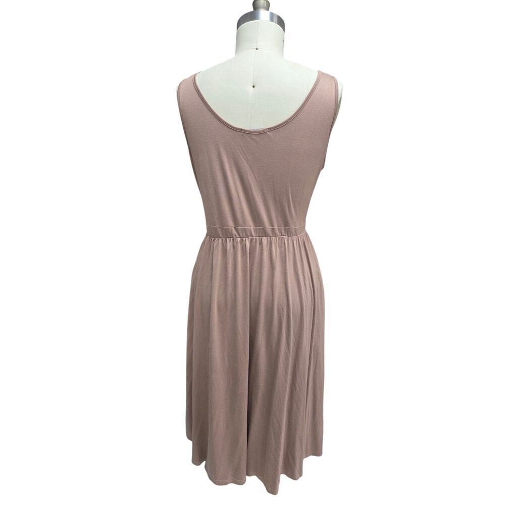 Poshmark Listing: Alina’s Exclusives Knit Tank Dress (Coffee Latte, Size L) - Picture 3 of 5